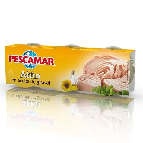 Pescamar Tuna in Sunflower Oil 8 x 240 gr.webp