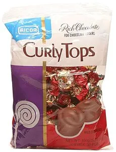 RICOA Curly Tops Milk Chocolate 150g..webp