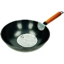 Stir Fry Wok With Wooden Handle 30cm..webp