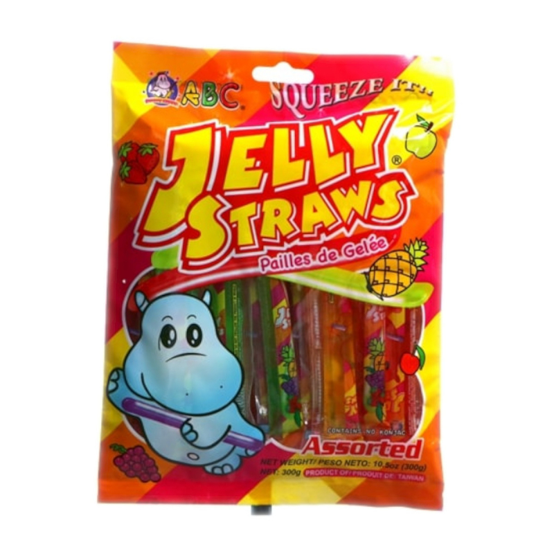 Hippo Jelly Straws 300g.