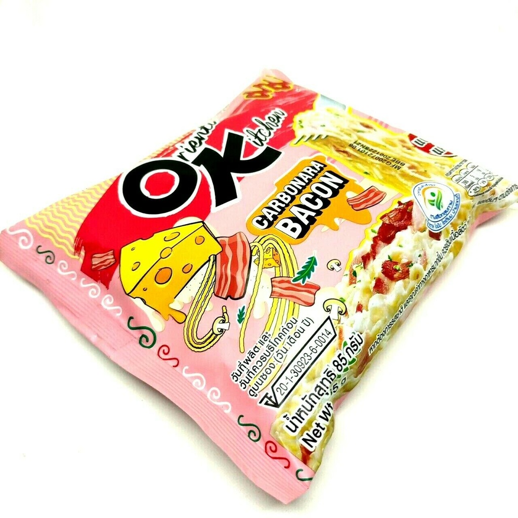 MAMA Instant Noodles Carbonara Bacon 85g.