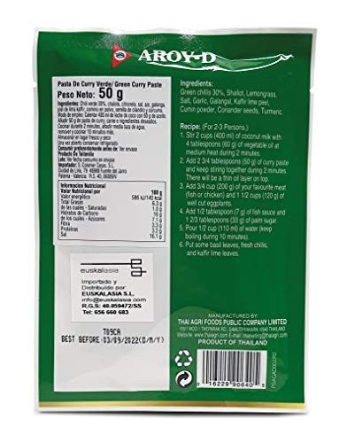 AROY-D Green Curry Paste 50g.