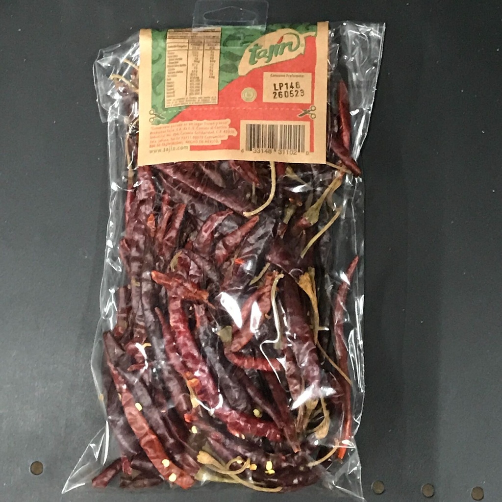 TAJIN Chile de Árbol 75 gr