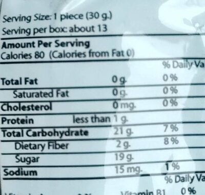 BANANA SOCIETY Dried Banana 450g.