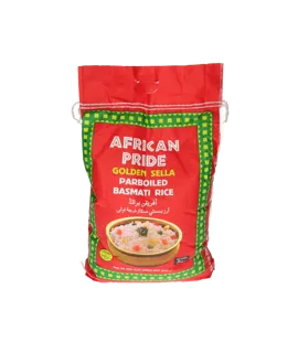 African Pride Golden Sella Parboiled Basmati Rice  5 kg