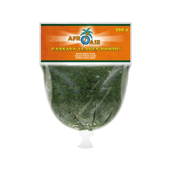[980] AFROASE maniokkilehdet (Pondu) 500g.
