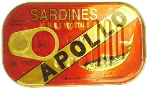 [CO12255] Apollo Sardines in Vegetable Oil 125 gr
