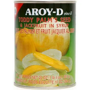 [32] AROY-D Toddy Palmfrön och Jackfrukt i sirap 565 g.
