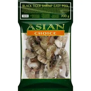 [269] ASIAN CHOICE Black Tiger Shrimp HLSO/EZP 13/15 700g.