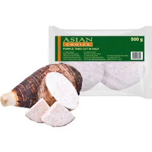 [261] ASIATISK VAL Taro Lila Halvskuren 500g.