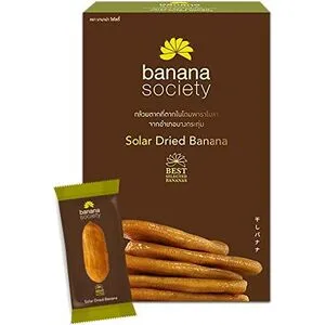 [2194] BANANA SOCIETY Kuivattu banaani 450g.