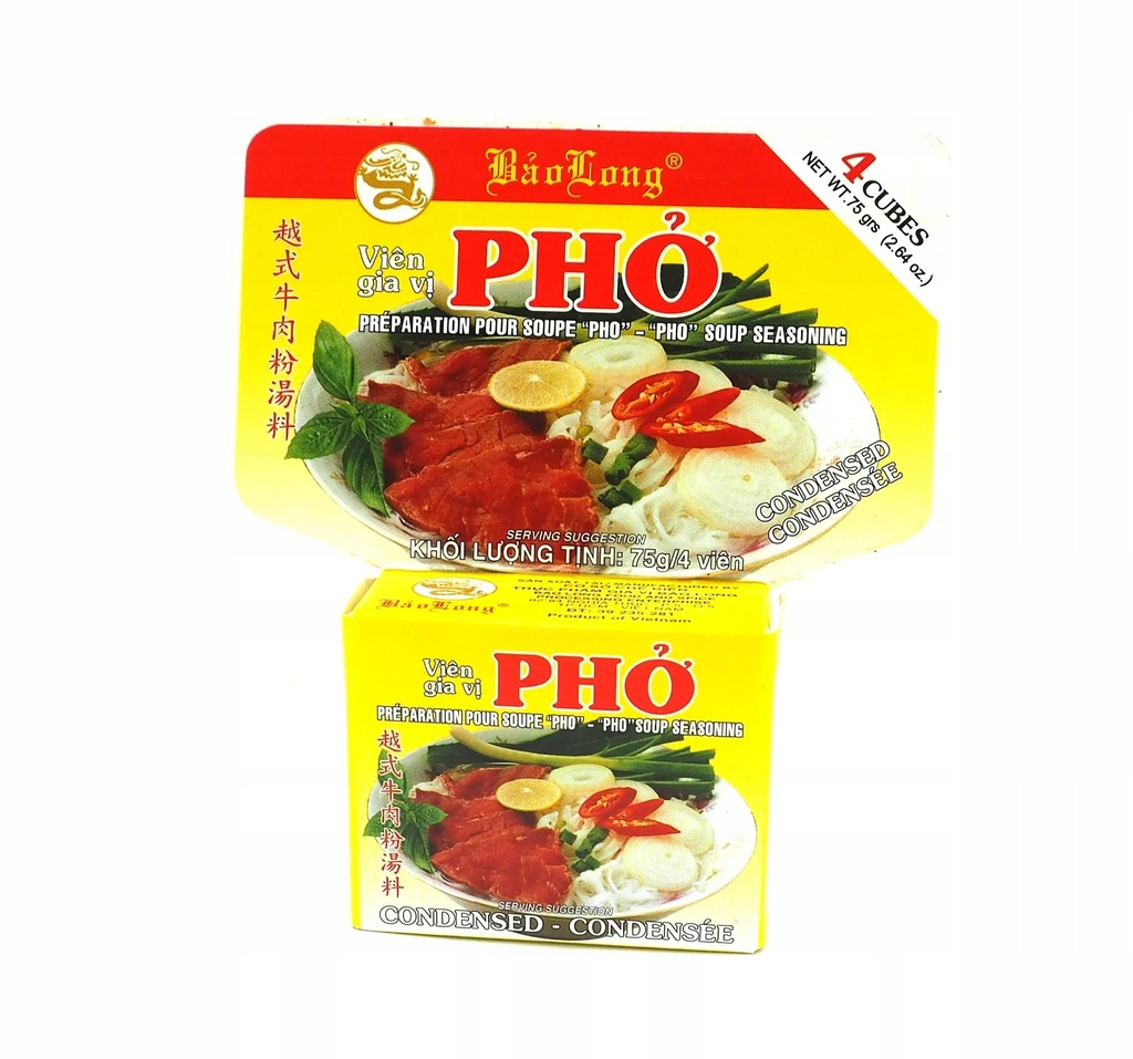 BAO LONG liemikuutiot ''Pho Bo'' keitto 75g.