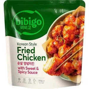 BIBIGO Friterad kyckling med söt och kryddig sås 350 g.