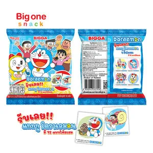 [2067] BIGGA Doraemon Snack Chocolate 12g.