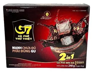 Musta jääkahvi 240 g.