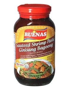 BUENAS Paahdettua katkaraputahnaa Mausteinen (Ginisang Bagoong) 340g.