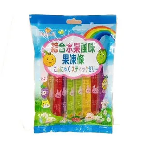 CHIAO-E FRUKTGELEJ STRÅ MIX 340 g.