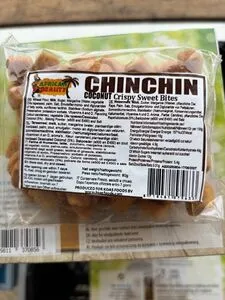 [2515] CHINCHIN Kookospähkinän rapeaksi paistetut makeat palat 80 g