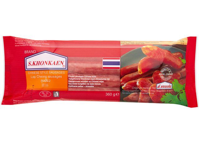 Kiinalaistyyliset makkarat 360 g.