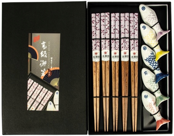 Chopsticks Set Fish 5x