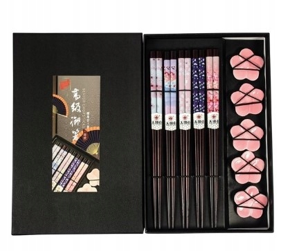 [1946] Chopsticks Set Pink Blossom 5x