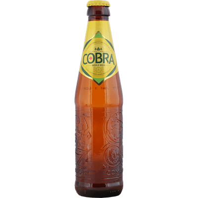 [1715] Cobra Premium Lager Beer 4,5% Alc 330ml.