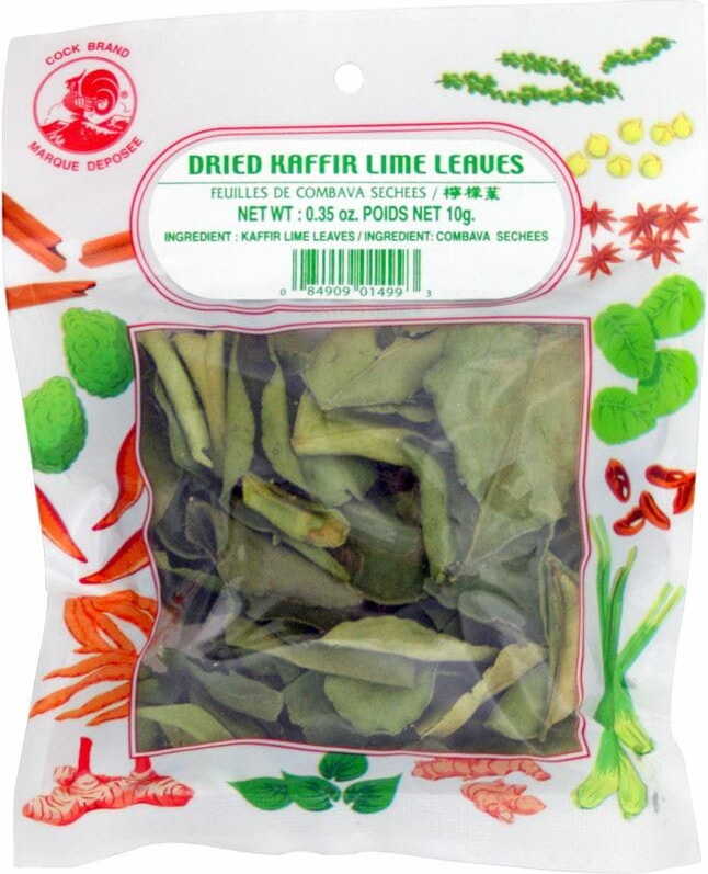 [1721] COCK Dried Kaffir Lime Leaves 10g.