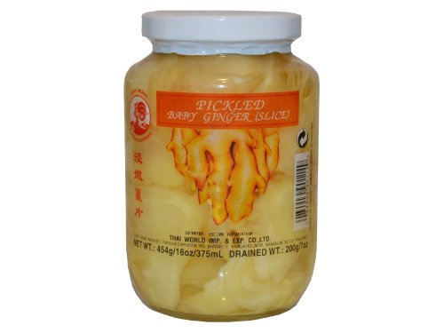 [207] COCK Pickled Baby Ginger Slice 454g.