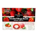 Dubbelfyllning Mochi Jordgubbsmjölk 180g.