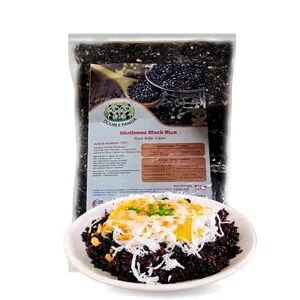 [2124] DOUBLE PANDA Black Glutinous Rice 1kg.