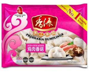 Kyckling- och champinjondumplings 400 g.
