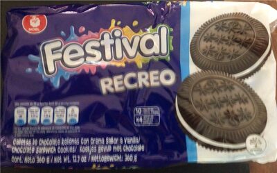 [2360] FESTIVAL  Recreo  Cookies  360 gr