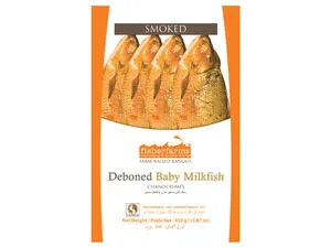 FISHER FARMS Smoked Baby Milkfish 450g.
