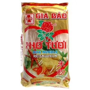 [557] GIA BAO Rice Noodle 3mm (Pho Tuoi) 500g.
