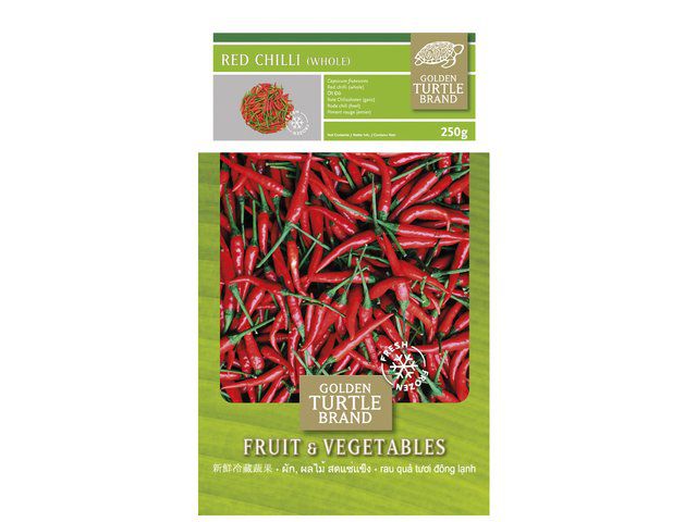 GOLDEN TURTLE Punainen chili kokonainen 250 g.