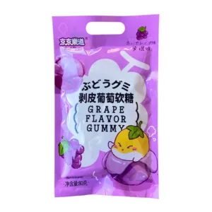 [1797] Grape Peeling Gummy 80g.