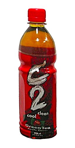 Grönt te med äpple 500 ml.