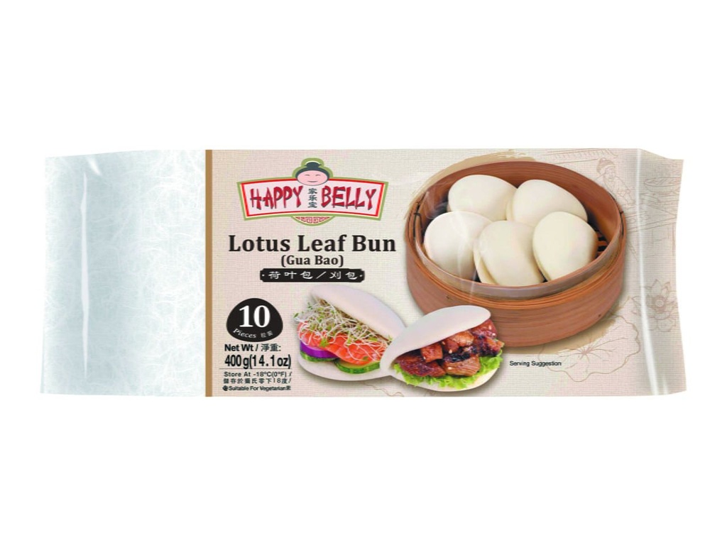 [2232] HAPPY BELLY Gua Bao Bun 400g.
