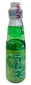 [161] HATA KOSEN Ramune Melonsmak 200ml.