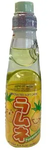 [33848] HATA KOSEN Ramune Pineapple Flavor 200ml.