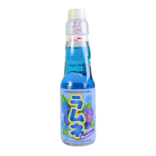 [33840] HATAKOSEN Ramune Blueberry Flavor 200ml.