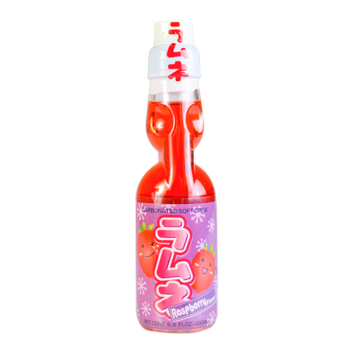 [33853] HATAKOSEN Ramune Raspberry Flavor 200ml.