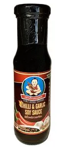 [1120] HEALTHY BOY Chili & Garlic Soy Sauce 150ml.
