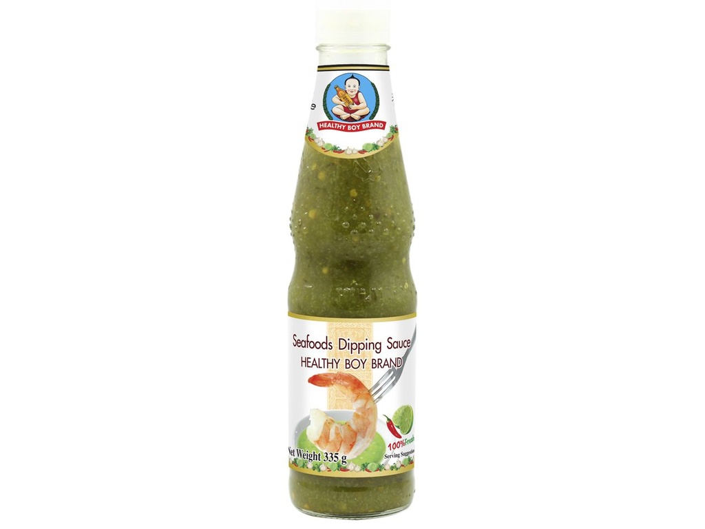 HEALTHY BOY Vihreä chili ja lime (äyriäiskastike) 345 g.