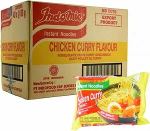 [771] INDOMIE Ins Nudlar Kycklingcurry 40x80g. (FÖRPACKNING)