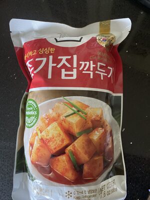 Kaktugi-leikattu retiisi Kimchi 500 g.
