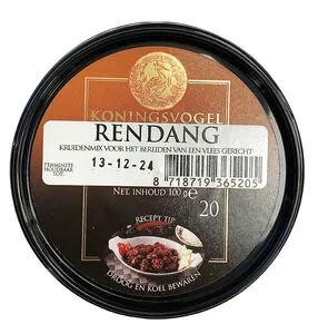 [1175] KONINGSVOGEL Rendang Paste 100g.