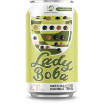 [1702] LADY BOBA Matcha Latte Bubble Tea 315ml.