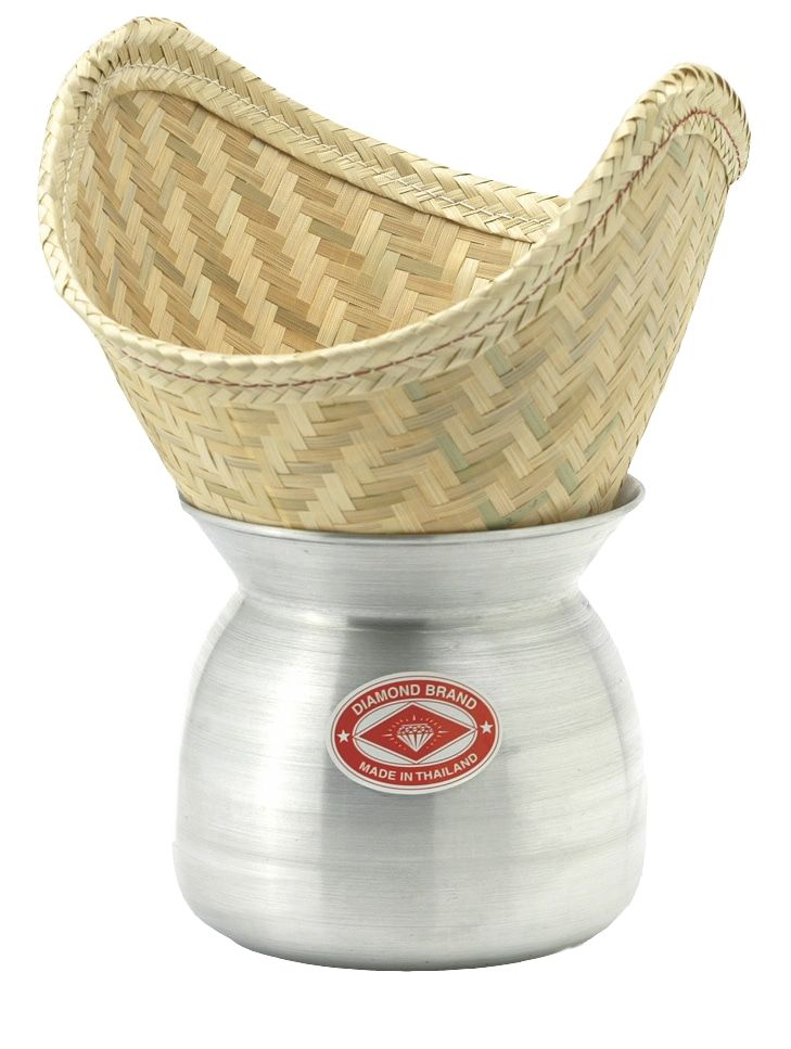 [833] Lao-kruka med bambukorg 22 cm. SET