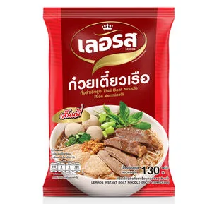 [1638] LERROS Noodle Rice Vermicelli Thai Boat 130g.